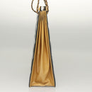 CHANEL Choco Bar Chain Shoulder Bag Patent leather Black CC Auth 122608-3