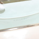 CHANEL Matelasse Hand Bag Patent leather Yellow Silver CC Auth 122609-19