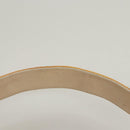 CHANEL Matelasse Hand Bag Patent leather Yellow Silver CC Auth 122609-8