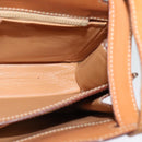 CELINE Macadam Canvas Shoulder Bag PVC Leather Brown Gold Auth 122617-18