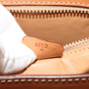 CELINE Macadam Canvas Shoulder Bag PVC Leather Brown Gold Auth 122617-11