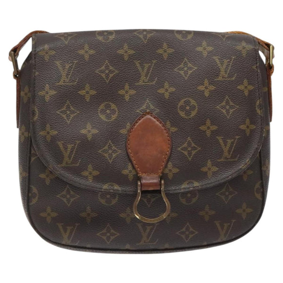 LOUIS VUITTON Monogram Monogram Saint Cloud GM Shoulder Bag M51242 Auth 122628