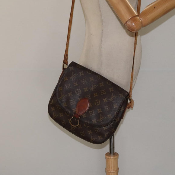 LOUIS VUITTON Monogram Monogram Saint Cloud GM Shoulder Bag M51242 Auth 122628