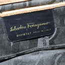 Salvatore Ferragamo Gancini Shoulder Bag Leather Gold Auth 122662-12