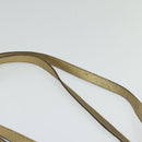 Salvatore Ferragamo Gancini Shoulder Bag Leather Gold Auth 122662-8