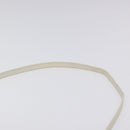 Salvatore Ferragamo Gancini Shoulder Bag Leather Ivory Gold Auth 122679-8