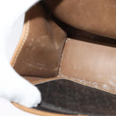 Christian Dior Honeycomb Canvas Hand Bag PVC 2way Black Gold Auth 122680-22