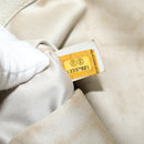 CHANEL Wild Stitch Shoulder Bag Leather Ivory Silver CC Auth 122688-12