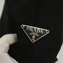 PRADA Hand Bag Nylon Plastic Black Clear Auth 122690-10