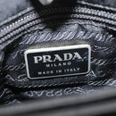 PRADA Hand Bag Nylon Plastic Black Clear Auth 122690-17
