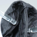 PRADA Hand Bag Nylon Plastic Black Clear Auth 122690-18
