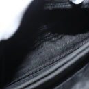 PRADA Hand Bag Nylon Plastic Black Clear Auth 122690-20
