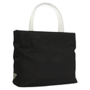 PRADA Hand Bag Nylon Plastic Black Clear Auth 122690-1