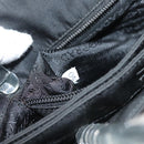 PRADA Hand Bag Nylon Plastic Black Clear Auth 122690-12