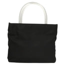 PRADA Hand Bag Nylon Plastic Black Clear Auth 122690-13
