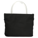 PRADA Hand Bag Nylon Plastic Black Clear Auth 122690-2