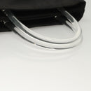 PRADA Hand Bag Nylon Plastic Black Clear Auth 122690-7