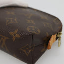 LOUIS VUITTON Monogram Pochette Cosmetic PM Cosmetic Pouch M47515 LV Auth 122717-15