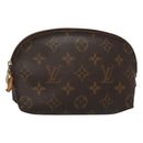 LOUIS VUITTON Monogram Pochette Cosmetic PM Cosmetic Pouch M47515 LV Auth 122717-1