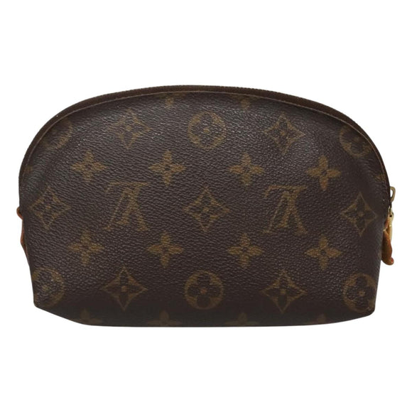 LOUIS VUITTON Monogram Pochette Cosmetic PM Cosmetic Pouch M47515 LV Auth 122717