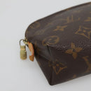 LOUIS VUITTON Monogram Pochette Cosmetic PM Cosmetic Pouch M47515 LV Auth 122717-14