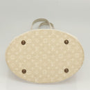 LOUIS VUITTON Monogram Mini Lin Bucket PM Shoulder Bag Dunne M95316 Auth 122741-6