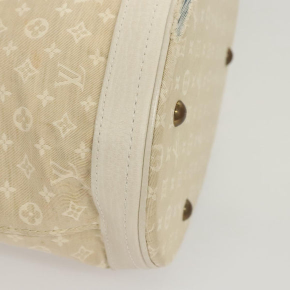 LOUIS VUITTON Monogram Mini Lin Bucket PM Shoulder Bag Dunne M95316 Auth 122741