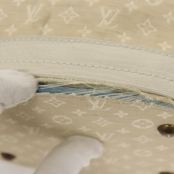 LOUIS VUITTON Monogram Mini Lin Bucket PM Shoulder Bag Dunne M95316 Auth 122741