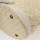 LOUIS VUITTON Monogram Mini Lin Bucket PM Shoulder Bag Dunne M95316 Auth 122741-17