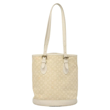 LOUIS VUITTON Monogram Mini Lin Bucket PM Shoulder Bag Dunne M95316 Auth 122741 - 0