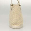 LOUIS VUITTON Monogram Mini Lin Bucket PM Shoulder Bag Dunne M95316 Auth 122741-3