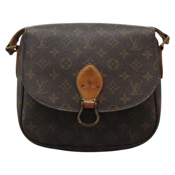 LOUIS VUITTON Monogram Saint Cloud GM Shoulder Bag M51242 LV Auth 122752