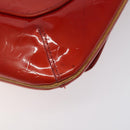 LOUIS VUITTON Monogram Vernis Thompson Street Bag Red M91094 LV Auth 122759-9