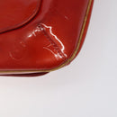 LOUIS VUITTON Monogram Vernis Thompson Street Bag Red M91094 LV Auth 122759-16