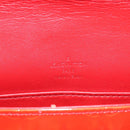 LOUIS VUITTON Monogram Vernis Thompson Street Bag Red M91094 LV Auth 122759-18