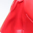 LOUIS VUITTON Monogram Vernis Thompson Street Bag Red M91094 LV Auth 122759-20