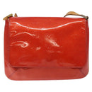 LOUIS VUITTON Monogram Vernis Thompson Street Bag Red M91094 LV Auth 122759-13