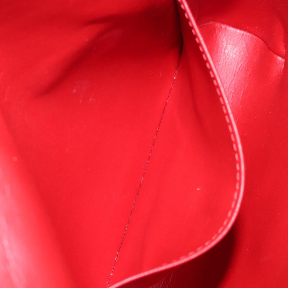 LOUIS VUITTON Monogram Vernis Thompson Street Bag Red M91094 LV Auth 122759