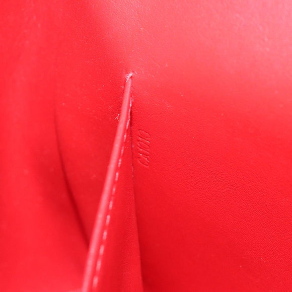 LOUIS VUITTON Monogram Vernis Thompson Street Bag Red M91094 LV Auth 122759