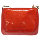 LOUIS VUITTON Monogram Vernis Thompson Street Bag Red M91094 LV Auth 122759-2