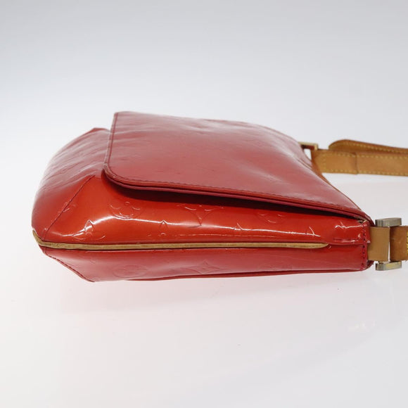LOUIS VUITTON Monogram Vernis Thompson Street Bag Red M91094 LV Auth 122759