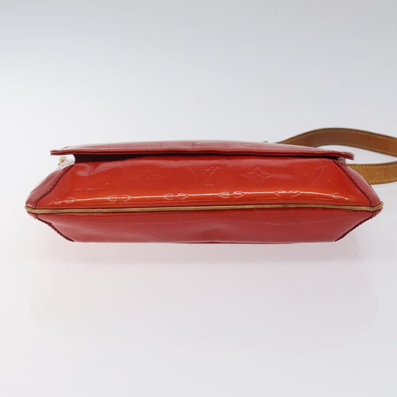 LOUIS VUITTON Monogram Vernis Thompson Street Bag Red M91094 LV Auth 122759