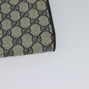 GUCCI GG Supreme Shoulder Bag PVC Navy Gold 904 02 050 Auth 122769-17