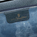 GUCCI GG Supreme Shoulder Bag PVC Navy Gold 904 02 050 Auth 122769-19