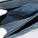 GUCCI GG Supreme Shoulder Bag PVC Navy Gold 904 02 050 Auth 122769-11