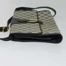 GUCCI GG Supreme Shoulder Bag PVC Navy Gold 904 02 050 Auth 122769-3