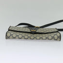 GUCCI GG Supreme Shoulder Bag PVC Navy Gold 904 02 050 Auth 122769-5