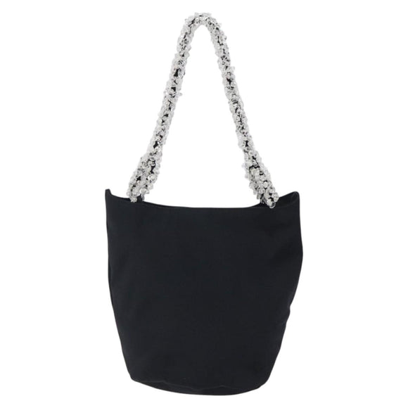 BOTTEGA VENETA Hand Bag Nylon Black Clear Auth 122777