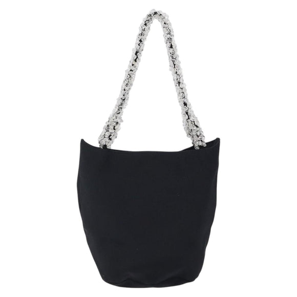 BOTTEGA VENETA Hand Bag Nylon Black Clear Auth 122777