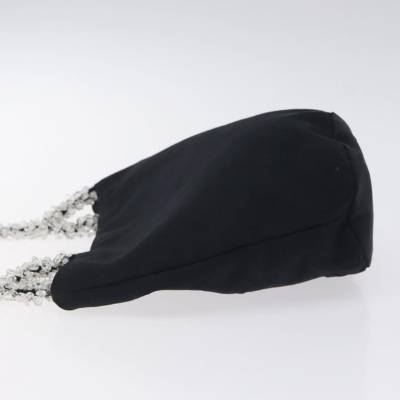 BOTTEGA VENETA Hand Bag Nylon Black Clear Auth 122777